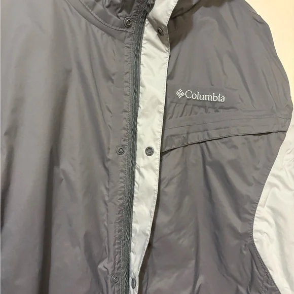 Columbia Men’s Gray Packable jacket rain jacket size large - Picture 2 of 12